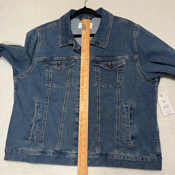 Time and Tru Women's Denim Jacket Medium Wash Size XXXL (22) - Picture 11 of 11